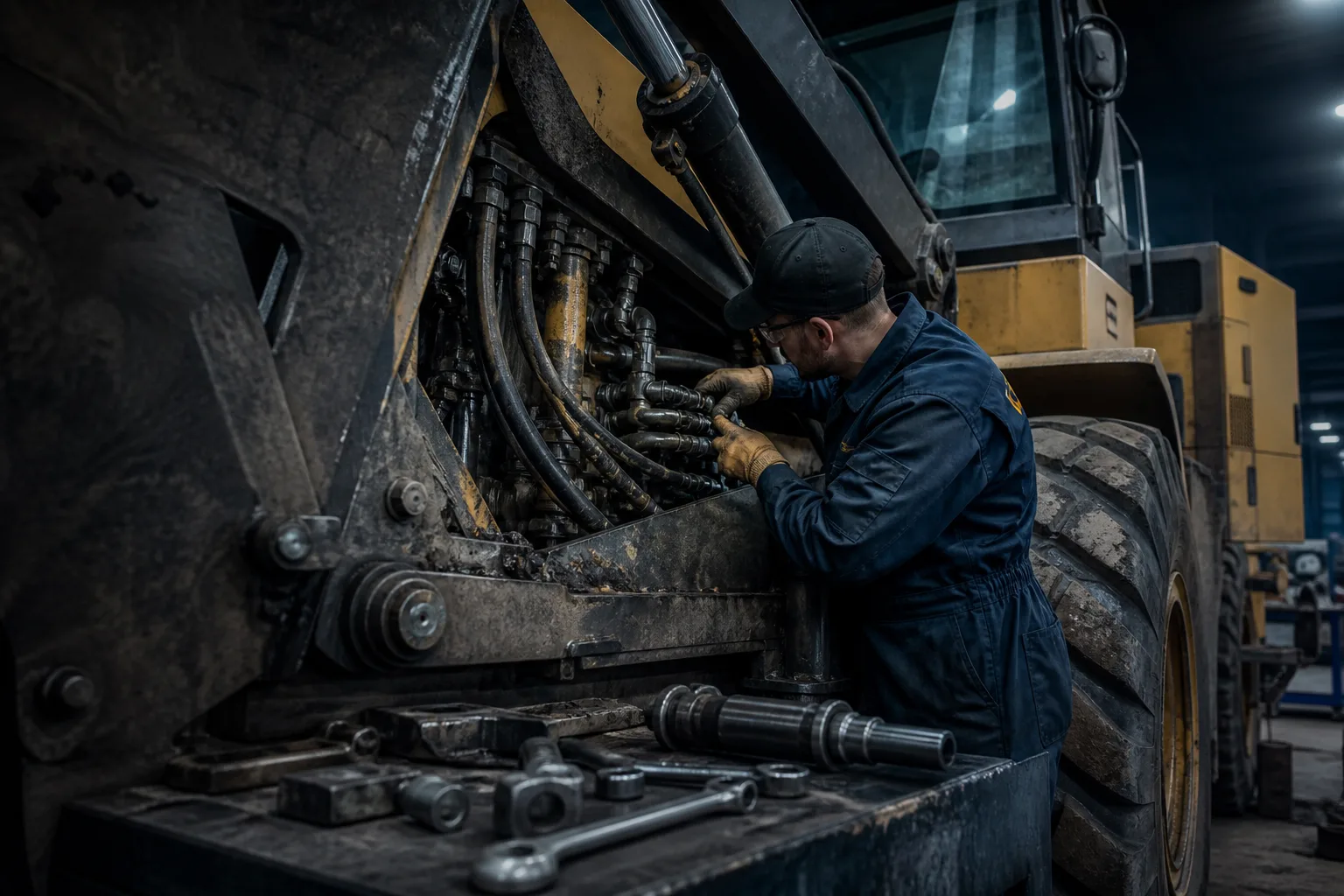 Industrial placeholder image for Earthmoving equipment service & repairs