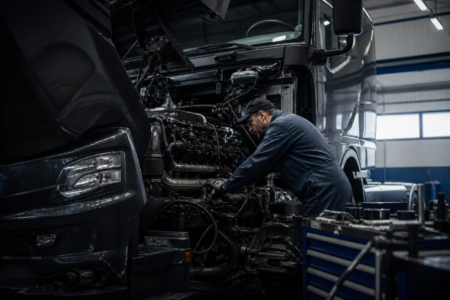 Industrial placeholder image for Truck service & repairs